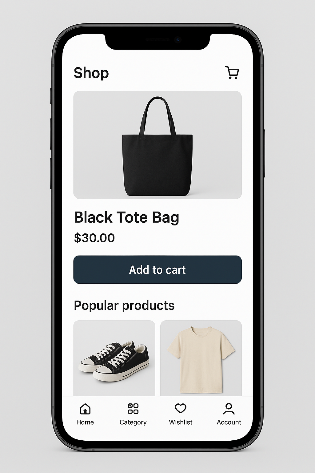 Mobile App Demo Screenshot